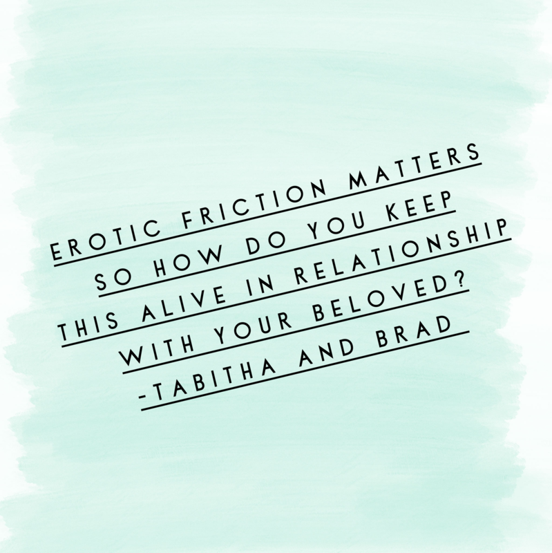 Erotic friction for higher libido Erotic friction for higher libido